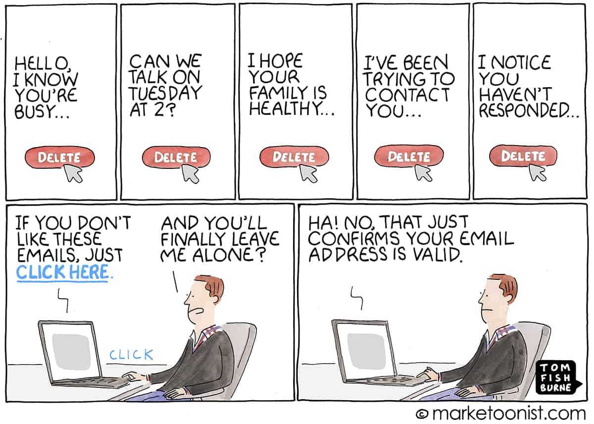 Lead Nurturing Marketoonist