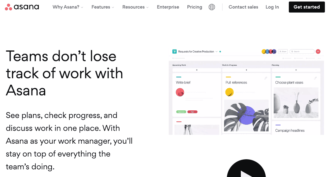 Asana workflow management software