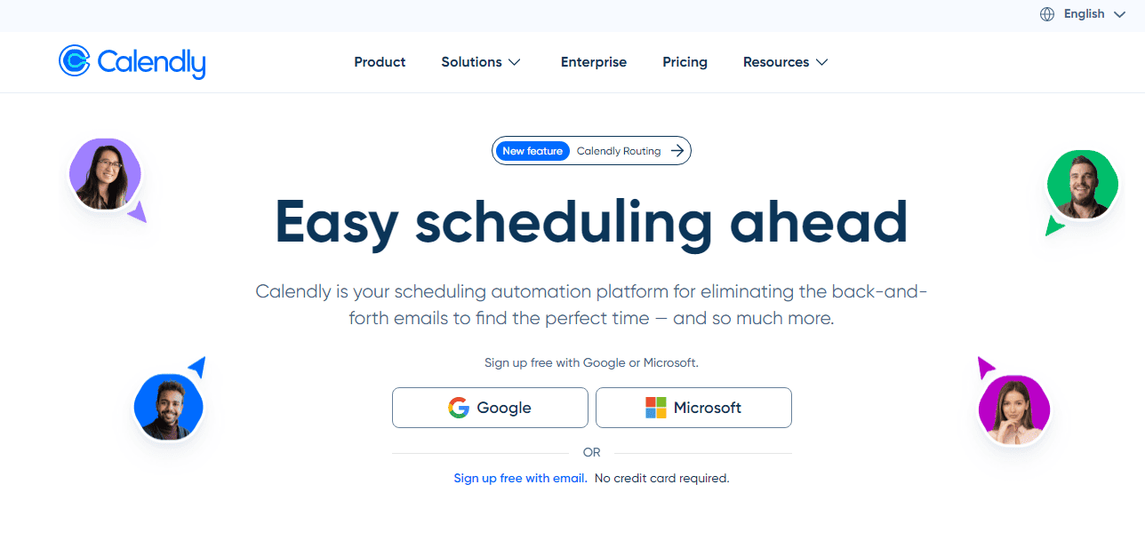 Marketing automation software for nonprofits: Calendly
