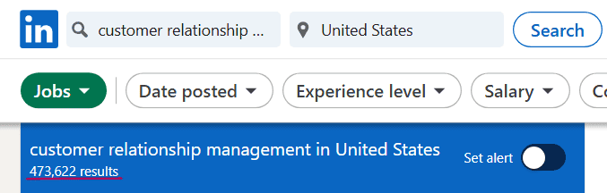customer relationship management jobs in USA
