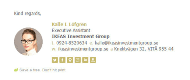 Email marketing growth hack: email signature