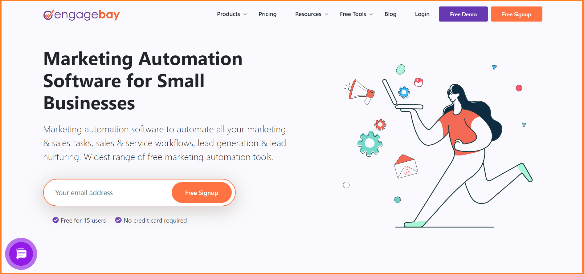 marketing automation software EngageBay