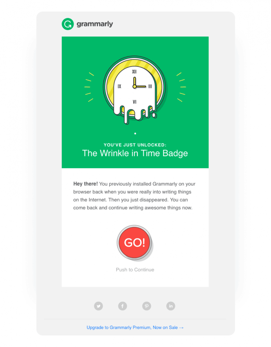 Re-engagement email sample