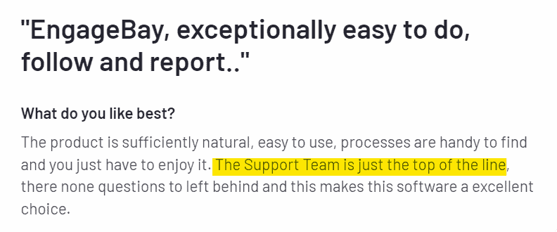 Engagebay CRM is easy to use