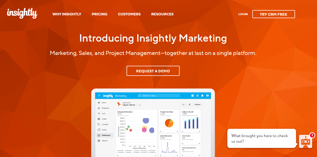 Insightly marketing software