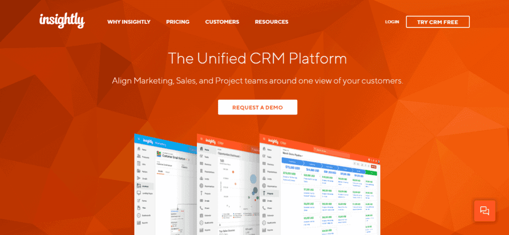 Insightly, travel agency CRM software