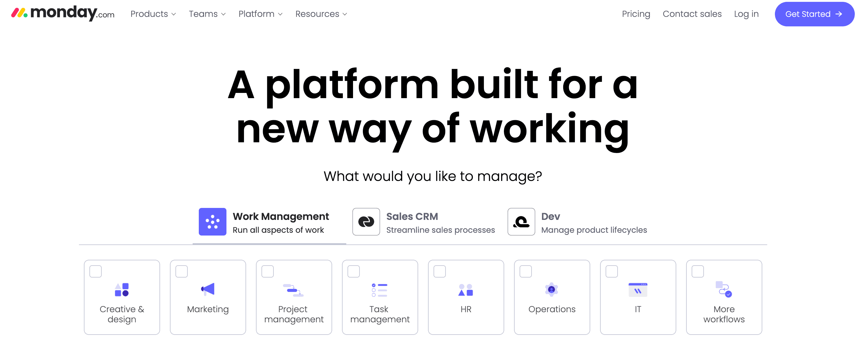 monday.com workflow management software