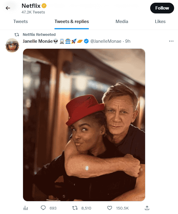 Netflix collab with celebs