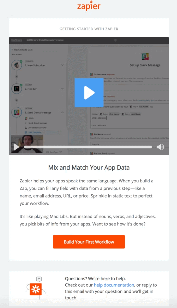 zapier customer onboarding automation
