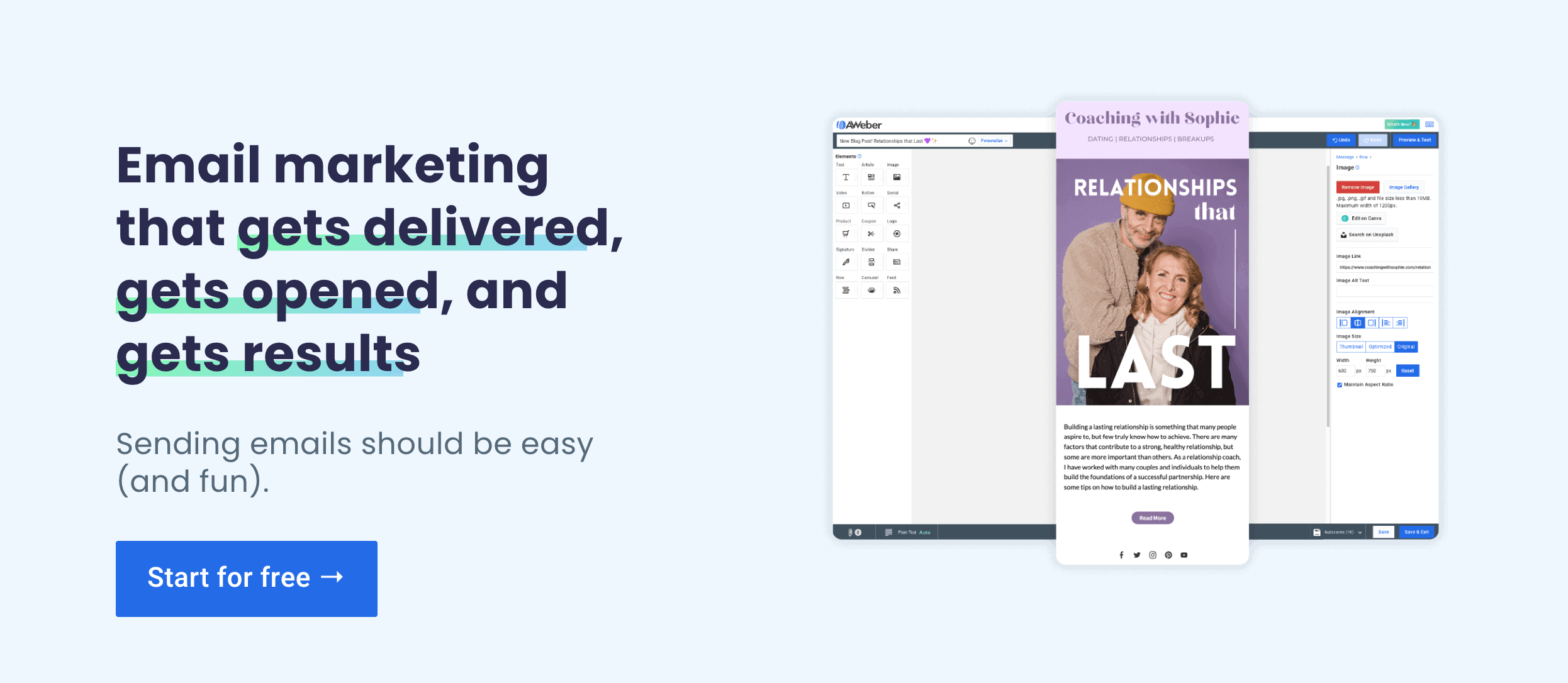 Aweber marketing automation software