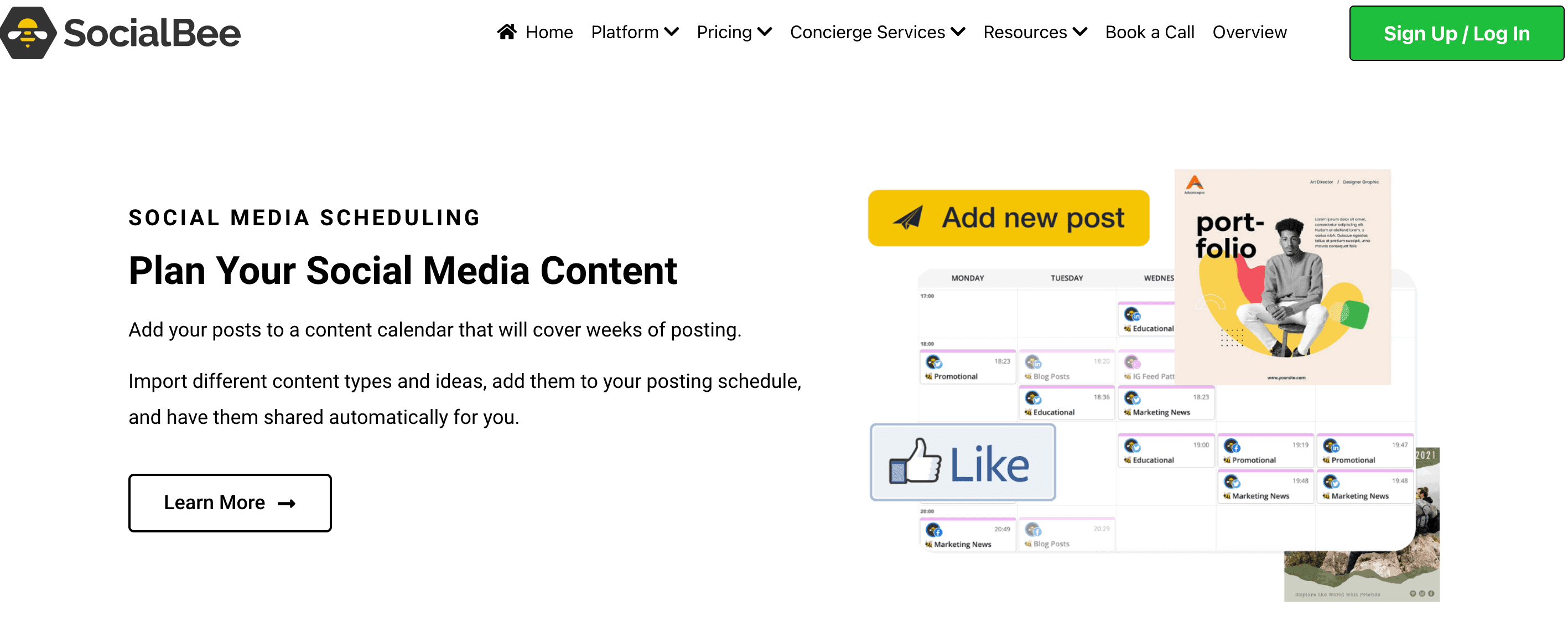 socialbee social media marketing tool for automation